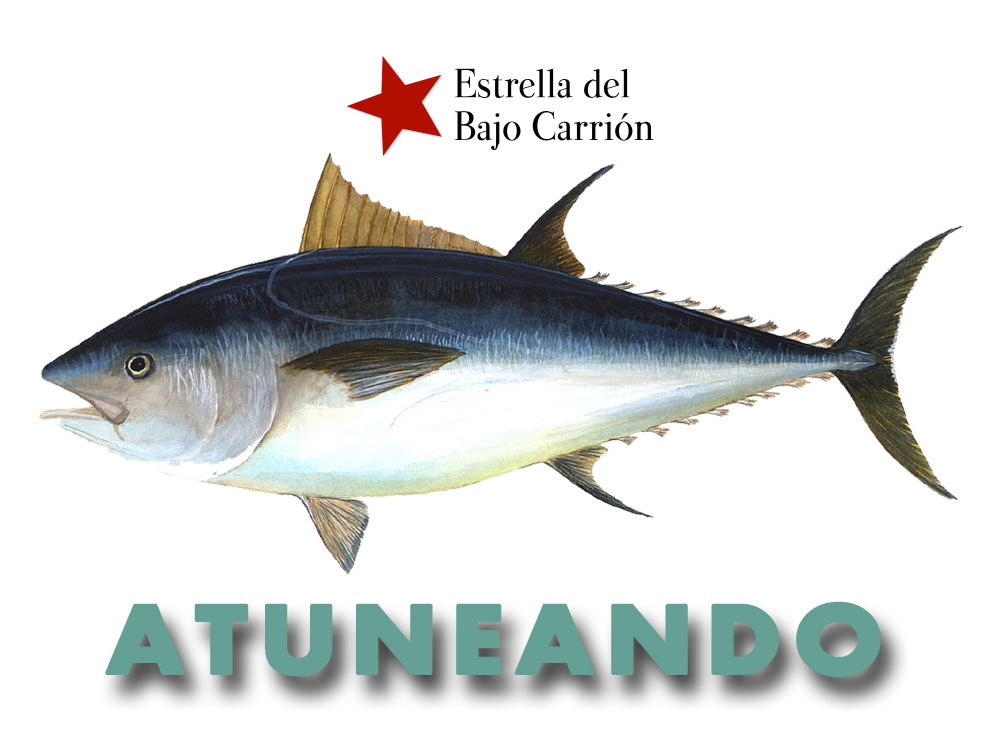 en junio atún rojo de almadraba en Estrella del Bajo Carrión