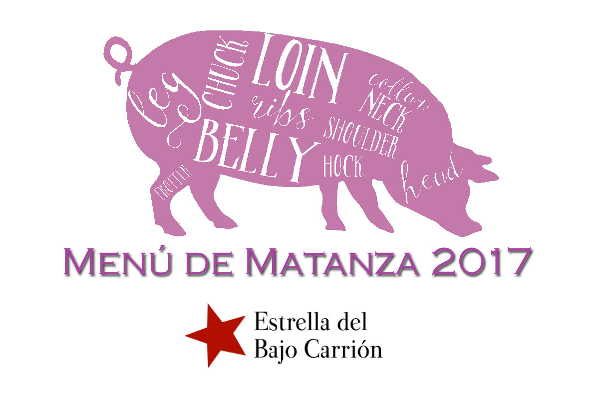 Menú de matanza del cerdo en Estrella del Bajo Carrión